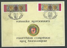 Belgie COB 2492HK - Missale Romanum - Belgische En Hongaarse Kaart (zeldzaam) - Cartoline Commemorative - Emissioni Congiunte [HK]