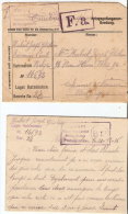 Lettre De Prisonnier De Holzmiden Avec Contenu Censuré Pour Salzinnes (Namur) - Kriegsgefangenschaft