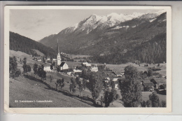 A 9655 LESACHTAL - ST. LORENZEN, Ortsansicht, 1962, Kl. Eckknick - Lesachtal