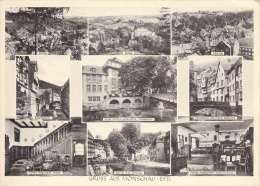 Gruss Aus Monschau / Eifel - Kur-Hotel Horchem, 1951, Multi-vues - Monschau