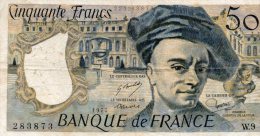 - BILLET De 50 F. QUENTIN DE LA TOUR - 1977 -  479 - 50 F 1976-1992 ''Quentin De La Tour''