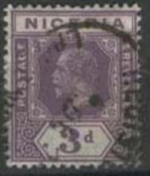 NIGERIA 1921 3d Bright Violet KGV SG 22 U HT45 - Nigeria (...-1960)