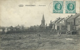 Erquelinnes - Panorama - Potagers Ouvriers Derrière Les Maisons - 1924 ( Voir Verso ) - Erquelinnes