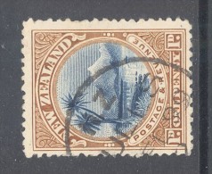 NEW Zealand, A Class Postmark Bulls On Pictorial Stamp - Usati