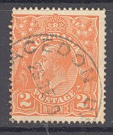 VICTORIA, Postmark ´MACEDON UPPER´ On George V Stamp - Usados