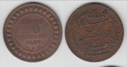 ****  TUNISIE - TUNISIA - 10 CENTIMES 1916 A  BRONZE **** EN ACHAT IMMEDIAT !!! - Tunisia