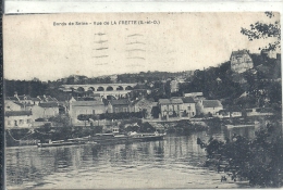 ILE DE FRANCE - 95 - VAL D'OISE - LA FRETTE SUR SEINE - Vue Sur La Rivière Et Le Village - La Frette-sur-Seine