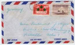 Old Letter - Canada, Air Mail - Airmail