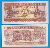 MOZAMBIQUE -  50 Meticais 1986 SC   P-129 - Mozambique