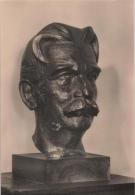 Carte Postale Docteur Albert SCHWEITZER Prix Nobel De La Paix Statue De Bronze Boege 1960 - Prix Nobel