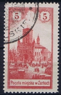 Poland Local Issues 1918 Zarki, Mi 2 Cancelled, 2x Signed MKSTN With Sheetmargin - Gebruikt