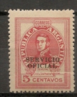 ARGENTINA - VARIETY PLIEGUE - PLI - Printing FOLD - Not Listed Yvert # 340A - ** MINT NH - Dienstzegels