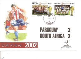 Coupe Du Monde En Corée Du Sud Et Japon -2002 ( FDC Du Libéria à Voir) - 2002 – Zuid-Korea / Japan
