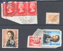 HONG KONG, Postmarks NORTH POINT,SHEUNGWAN,SAI YING PUN, SAN PO KONG,SHEUNGWAN - Gebraucht