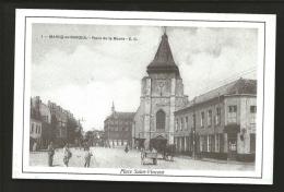 CP1544 * 1 Carte Postale Publicitaire Reproduction CPA PLACE SAINT VINCENT MARCQ EN BAROEUL - Marcq En Baroeul