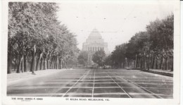 Melbourne Australia, St. Kilda Road, Rose Series P.10662, C1950s/60s Vintage Postcard - Melbourne