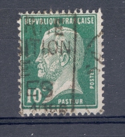 VARIÉTÉS FRANCE  1923 / 1926  N° 170 LOUIS PASTEUR  10 C   OBLITÉRÉ DOS  CHARNIÈRES ARTHUR MAURY 20.00 € - Usati