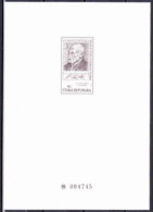 (*) Tchéque République 2001, Epreuve En Noir (PT 13a) - Hojas Bloque