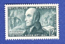 VARIÉTÉS FRANCE 1955   N° 1014   NICOLAS  APPERT   NEUF ** GOMME YVERT TELLIER 1.20 € - Nuevos