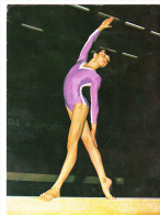 Romania Old Uncirculated Postcard - Gymnastics - Lenuta Rus - Gymnastics