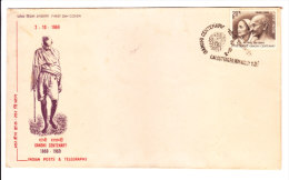 First Day Cover Of 1969 Gandhi-20 P-issued From Kolkata G.p.o. - Buste