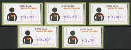 Portugal ATM Amiel  Timbres Distributeurs Amiel Cardiologie Santé 2005 Cardiology Health - Timbres De Distributeurs [ATM]