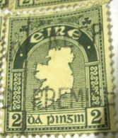 Ireland 1922 Map Of Ireland 2d - Used - Used Stamps