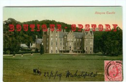 ECOSSE - ABOYNE Castle - Scotland - Ane - Ass Aniso - Valentine´s Series < Postcard Couleur Voyagée 1909 - Aberdeenshire