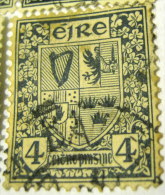 Ireland 1922 Irish Arms 4d - Used - Usados