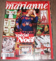 REVUE MAGAZINE LES IDEES DE MARIANNE LE POINT DE CROIX 1995 N° 2 HORS SERIE SPECIAL NOEL - Maison & Décoration