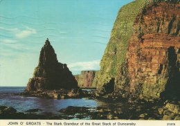 John O`Groats  - The Stark Grandeur Of The Great Stack Of Duncansby.  # 02568 - Caithness