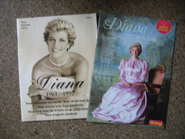 DIANA PRINSES WALES 2X LADY DI SPROOKJESPRINSES B189 - Other & Unclassified