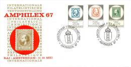 Amphilex 67 - Blanco / Open Klep (1967) - Storia Postale