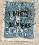 LEVANT : Type Semeuse Fond Ligné De  France, - Surchargé En Piastre Et Paras- - Used Stamps