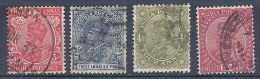 131006466  INDIA  G.B.  YVERT Nº  117A/117B/118/120 - 1911-35 King George V