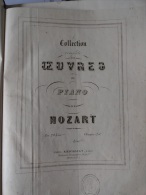 COLLECTION COMPLETE DES OEUVRES DE PIANO DE MOZART  (Livre MOZARD  E. PALLIOT) - M-O