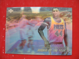 1991/1992 Upper Deck Basketball NBA DERRICK COLEMAN ROOKIE-OF-THE-YEAR - 1990-1999