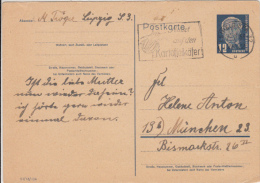 PEST INSECT SPECIAL POSTMARK ON POSTCARD, 1953, GERMANY - Postales - Usados