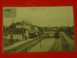 ISERE-SAINT ANDRE LE GAZ-LA GARE-ANIMEE - Saint-André-le-Gaz