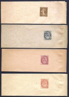 LOT 4 ENTIERS POSTAUX SUR BANDE JOURNAUX NEUFS**- N°277- 107-108-109- TRES BON ETAT- - Bandes Pour Journaux