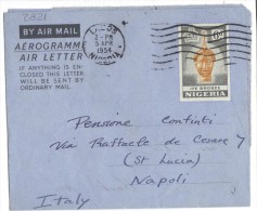 VER2821 - NIGERIA , Lettera Per L'Italia Del 5/4/1954 - Nigeria (...-1960)