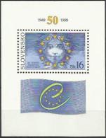 SK 1998-339 50A°EU, SLOVAKIA, S/S, MNH - Other & Unclassified