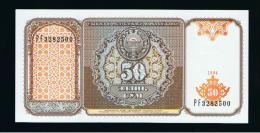 UZBEKISTAN -   50 Sum 1994  SC   P-78 - Usbekistan