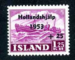 4323x)  Iceland 1953 - Sc # B-13   ~ Mint* - Unused Stamps