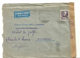 Enveloppe 1931 Ouverte Par Censure - Bolli Di Censura Repubblicana