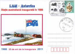 EXPLORERS, LAW ANTARCTIK BASE, SPECIAL COVER, 2011, ROMANIA - Basi Scientifiche