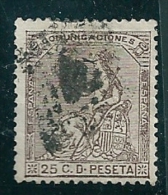 Spain 1873 Edifil 135 SG 211 Used - Gebraucht