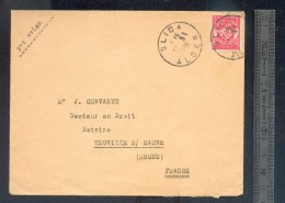 Enveloppe Algérie Blida Alger Timbre En Franchise Militaire - Lettres & Documents