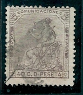 Spain 1873 Edifil 136 SG 212 Used - Gebraucht