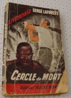 Serge Laforest, Cercle De Mort, Couverture Noire Bande Rouge "Espionnage" 1959 - Fleuve Noir